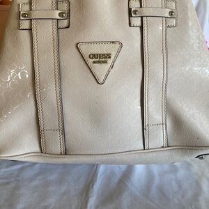 GUESS Beige Signature Tote